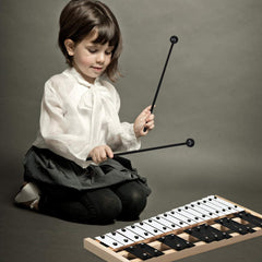 27 Note Glockenspiel Xylophone with 2 Rubber Mallets [Best Seller in the US]