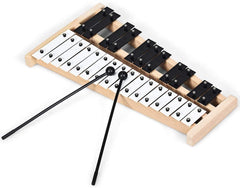 27 Note Glockenspiel Xylophone with 2 Rubber Mallets [Best Seller in the US]