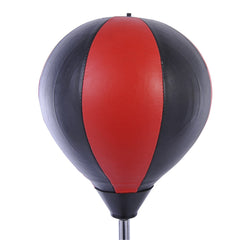 Adjustable Kids Training Boxing Punching Ball Bag Freestanding Portable Relieves Stress with Gloves