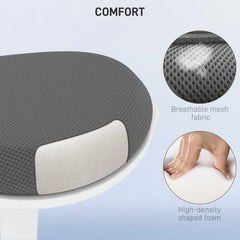 Standing Desk Stool, Ergonomic Wobble Chair, Adjustable Leaning Stool for Office Desks, with Rocking Motion, Black
