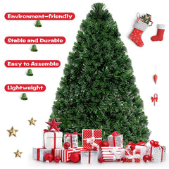 3 FT Fibre Optic Artificial Christmas Tree with 85 Branch Tips and 7 Colour Lights