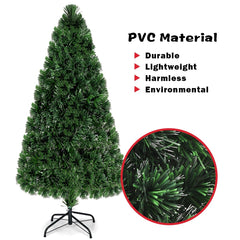5 FT Fibre Optic Christmas Tree, 170 Tips with 7 Colour Changing Light