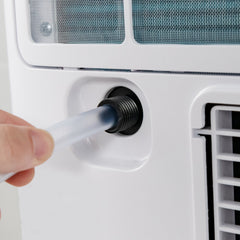 3-in-1 9000 BTU Portable Air Conditioner with Dehumidifier and 24H Timer, White, 280 sq ft