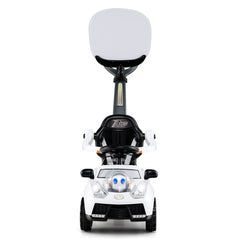 3 in 1 Push Car for Toddler Stroller Sliding Walking Car for Boys and Girls-White