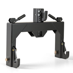 3-Point Quick Hitch with 5 Level Adjustable Bolt for Farming-Black