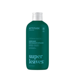 ATTITUDE Bubble Bath, Made in Canada, EWG Verified, Plant and Mineral-Based, Dermatologically Tested, Vegan Body Care Products, Extra Gentle, Unscented, 473 mL
