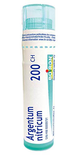 Argentum nitricum 200ch,Boiron homeopathic medicine, 4g