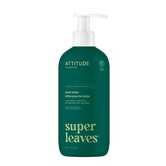 ATTITUDE Body Lotion, Made in Canada, EWG Verified Moisturizer, Vegan Skin Care Products, Non-Greasy, Hydrating for Dry Skin, Cruelty Free, Olive Leaves, 473 mL