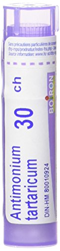 Antimonium tartaricum 30ch,Boiron homeopathic medicine, 4g