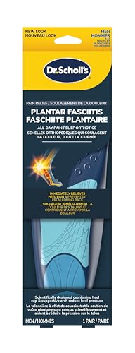 Dr.Scholl’s Plantar Fasciitis Pain Relief Orthotics Scientifically Designed to Relieve Pain of Plantar Fasciitis, Cut to Fit Inserts: Men's Size 8-13, 1 Pair