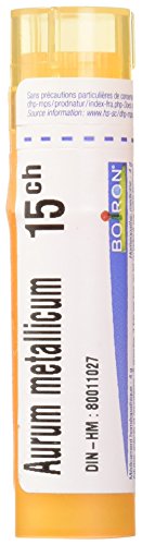 Aurum metallicum 15ch,Boiron homeopathic medicine, 4g