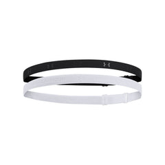 Under Armour Women's Adjustable Mini Headbands, (001) Black / / Mod Gray, One Size Fits Most