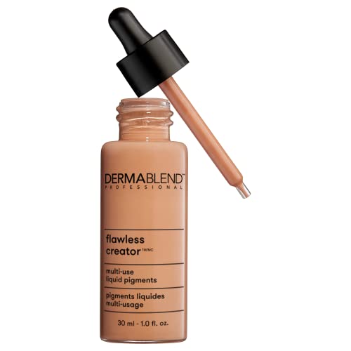Dermablend Flawless Creator Liquid Foundation Drops, 50W For tan skin with warm yellow undertones