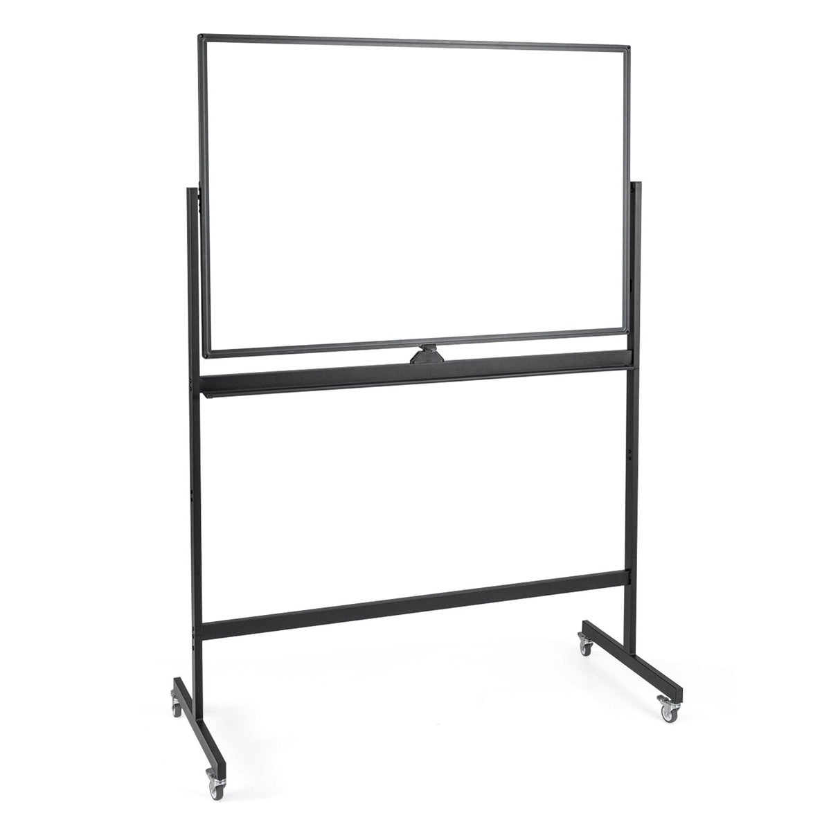 32 x 47 Inch Portable Rolling White Board-Black