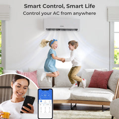 UltrEco 36,000 BTU 3 Zone Mini Split Heat Pump, 23 SEER2, Wifi, 9K + 12K + 24K