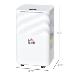 1260 sq.Ft Portable Quiet Dehumidifier for Home Laundry Room Bedroom Basement, 21pt Electric Moisture Air De-Humidifier with 3 Modes