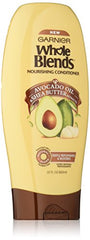 Garnier Whole Blends Avocado Oil and Shea Nourishing Conditioner. Dry Hair Treatment, Paraben-Free, 650 ml