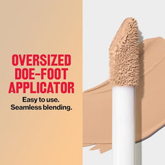 Revlon ColorStay Flex Wear, Full Cover Non-Creasing Concealer, Infused with Hyaluronic Acid & Vitamin E, Flexible Longwear, 030 Light Medium, 0.34 fl oz/ 10ml