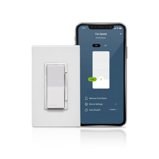 Leviton Fan Speed Controller, D24SF-2RW, White