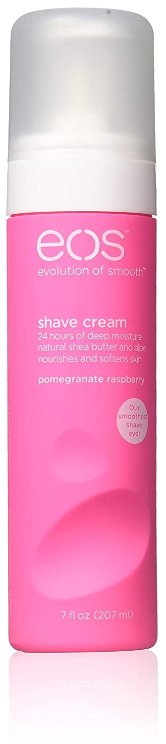 eos Shea Better Shaving Cream for Women, Pomegranate Raspberry, 24HR Hydration, 207ml
