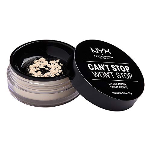 NYX Professional Makeup Can't Stop Won't Stop Setting Powder, Light, 0,21 Oz.
