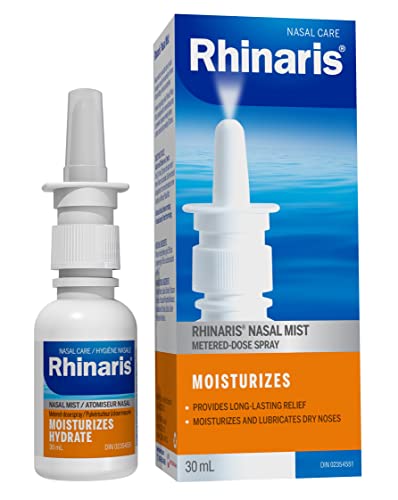 Moisturizing Nasal Mist Spray 30ml - Long Lasting Relief from Dryness, Congestion, Itchiness - Preservative-Free, Moisturizing & Soothing Daily Nasal Care for Men & Women