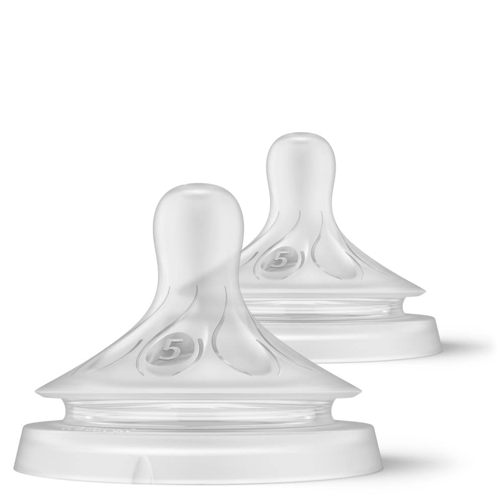 Philips Avent Natural Response Nipples, Fast Flow (Flow 4), 2-pack, SCY964/02
