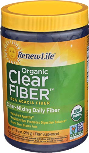 Organic Clear Fibre is a specially formulated blend of Organic Clear Fibre made with 100% organic acacia fibre