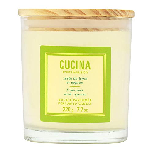Cucina Perfumed Candle by Fruits & Passion - Lime Zest and Cypress - 220g
