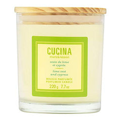 Cucina Perfumed Candle by Fruits & Passion - Lime Zest and Cypress - 220g