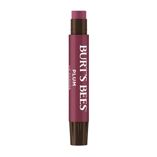 Burt's Bees100% Natural Origin Moisturizing Lip Shimmer, Plum, 1 Tube - Pack of 4 (Package May Very)