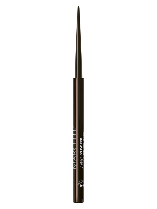 Marcelle Nano Gel Eyeliner, Luxurious Brown, Retractable Eye Pencil, Extra-Precise Application, Micro Tip, Smudge-Proof, Hypoallergenic, Fragrance-Free, Cruelty-Free, 0.05 g