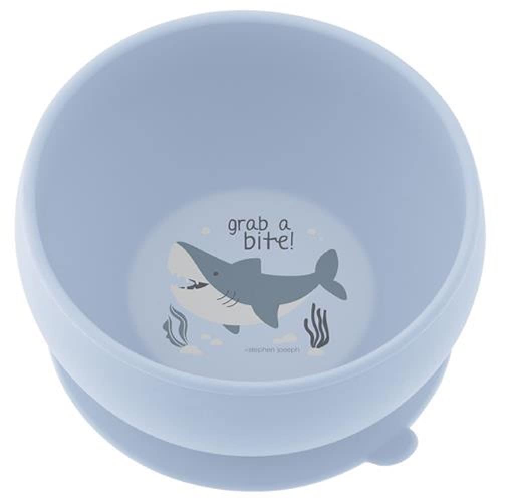 Stephen Joseph Silicone Bowls Shark, os (SJ1228)