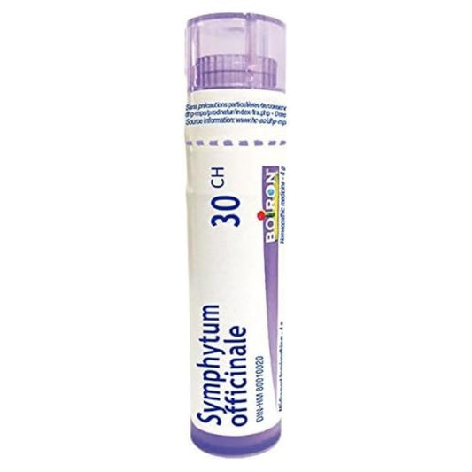 Boiron Symphytum officinale 30ch,Homeopathic medicine. Each tube contains 4 g (approximately 80 pellets)