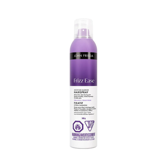 John Frieda Frizz Ease Moisture Barrier Firm Hold Hairspray for Humidity Protection (340 g) Packaging May Vary