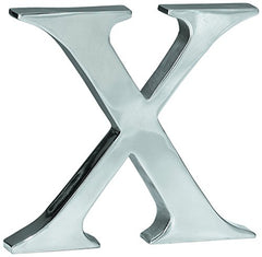 KINDWER Aluminum Letter, 6-Inch, Monogrammed Letter X