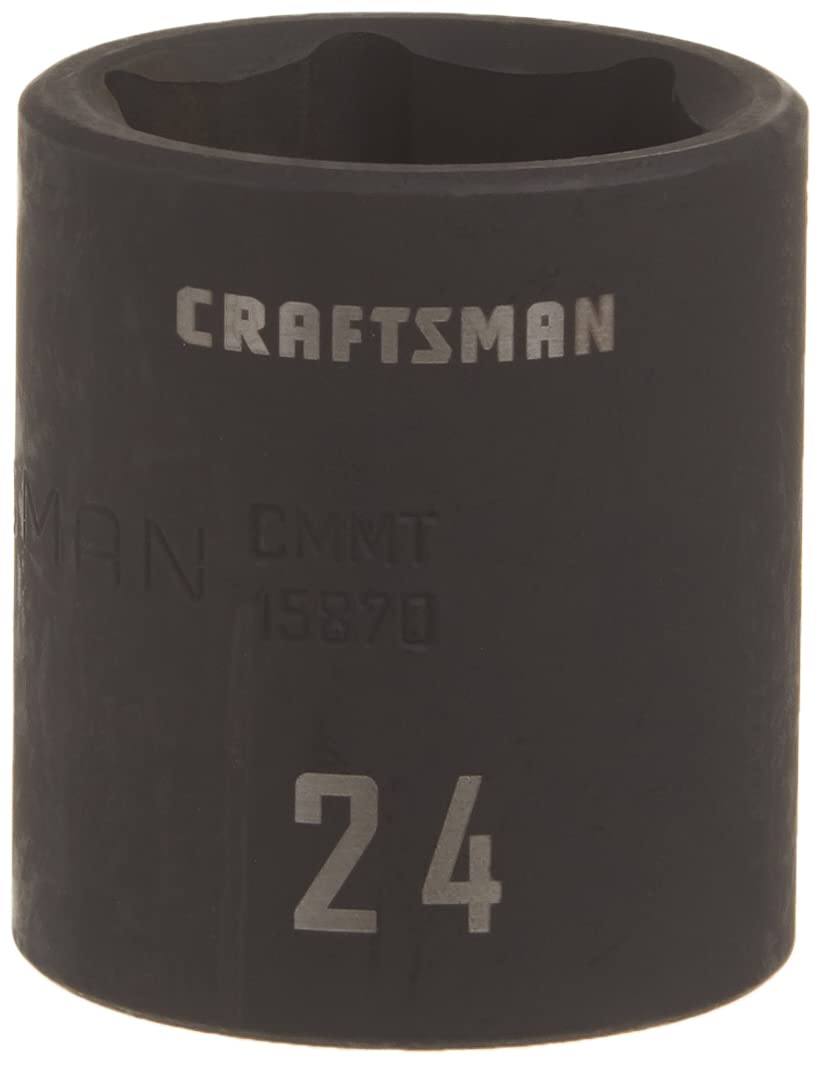 CRAFTSMAN® 1/2 in. Drive, 24mm Metric Impact Shallow Socket (CMMT15870)