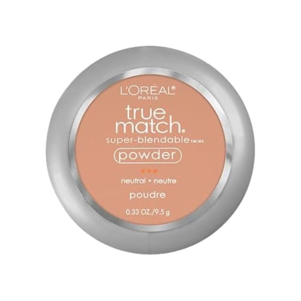 L’Oréal Paris True Match Super-Blendable Oil Free Makeup Powder, Packaging May Vary, Honey Beige, 0.33 oz.