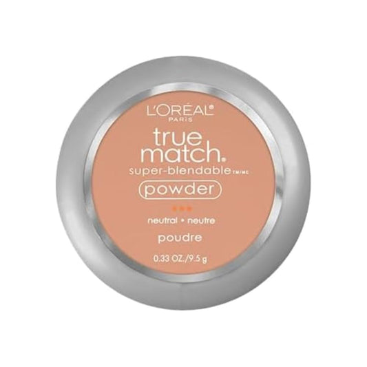L’Oréal Paris True Match Super-Blendable Oil Free Makeup Powder, Packaging May Vary, Honey Beige, 0.33 oz.