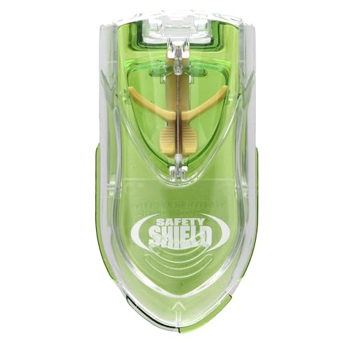 Ezy Dose Pill Cutter with Safety Shield, Safely Cut Pills and Vitamins, Pill Splitter, Green