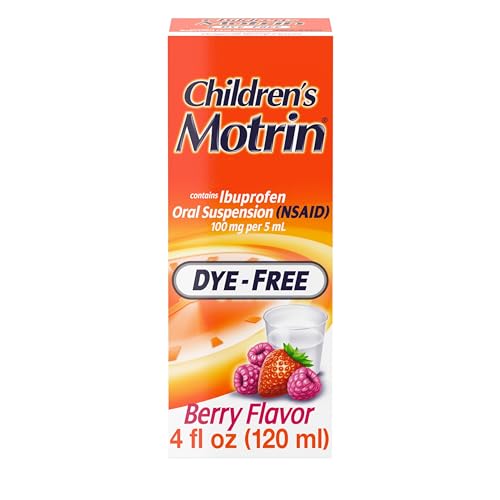 Children's Motrin Oral Suspension Dye-Free Berry, 4 Oz