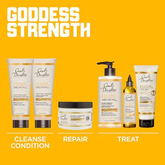 Carol's Daughter Goddess Strength Repairing Cocoon Hydrating Mask for Dry, Damaged Curly Hair, Restores Moisture, Treatment with Castor Oil, 340 g