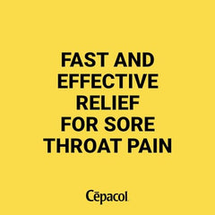 Cepacol Sensations Sore Throat and Blocked Nose, Sore Throat lozenges 16 count