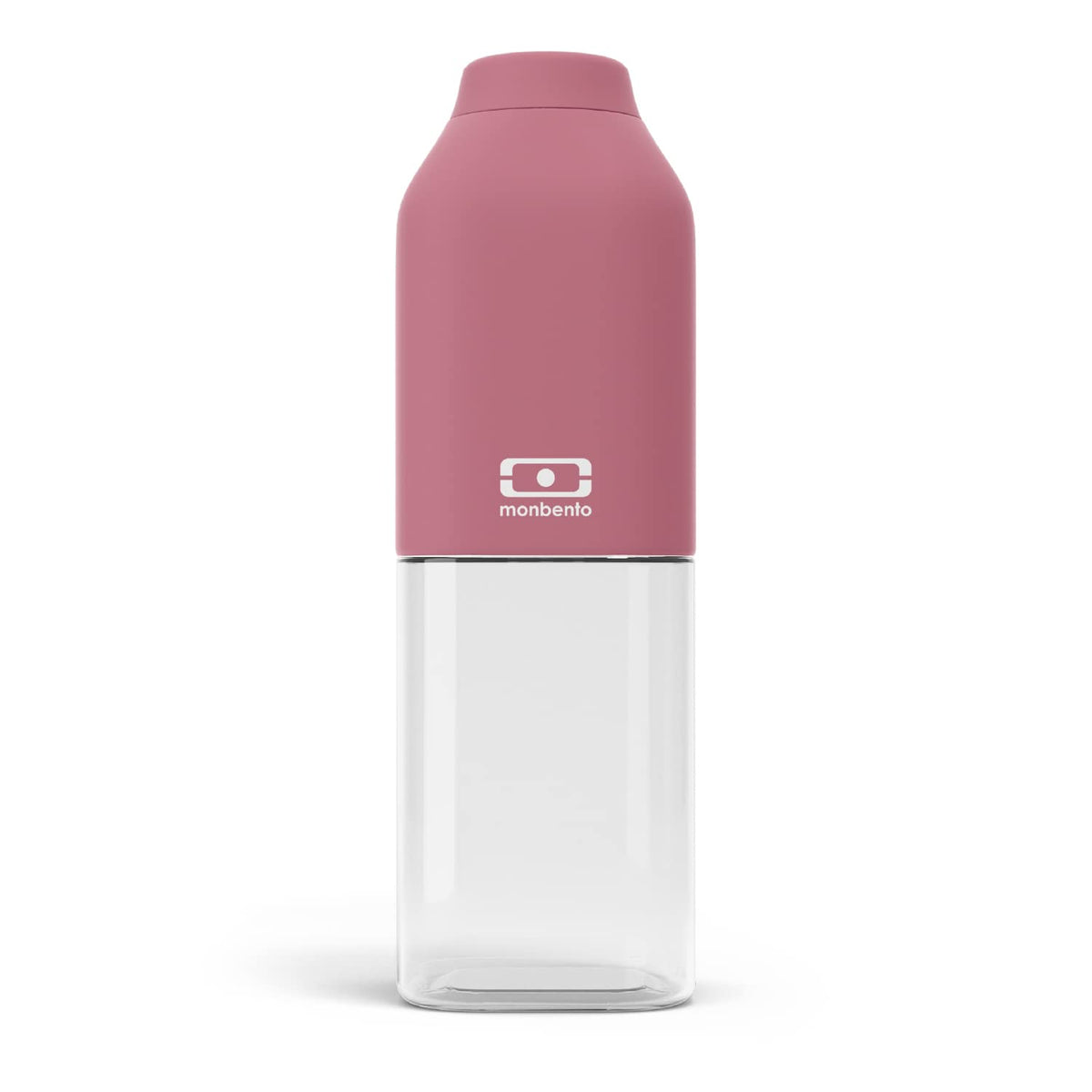 MONBENTO - Water Bottle MB Positive M Blush 17 Oz - Leakproof Water Bottle Perfect for Work, Travel, Sport, or to Slip into a Handbag - BPA Free - Food Grade Safe - Pink