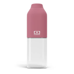 MONBENTO - Water Bottle MB Positive M Blush 17 Oz - Leakproof Water Bottle Perfect for Work, Travel, Sport, or to Slip into a Handbag - BPA Free - Food Grade Safe - Pink