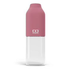 MONBENTO - Water Bottle MB Positive M Blush 17 Oz - Leakproof Water Bottle Perfect for Work, Travel, Sport, or to Slip into a Handbag - BPA Free - Food Grade Safe - Pink