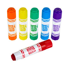 Crayola Canada Washable Paint Sticks,6CT, Holiday Toys, Gift for Boys and Girls, Kids, Stocking, Arts and Crafts, Gifting, Assorted vibrant colours