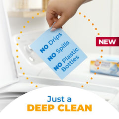 ARM & HAMMER Laundry Detergent Power Sheets - Quick Dissolve Strips - Up to 100 Loads - Convenient, Plastic Jug-Free Packaging - Fresh Linen Scent - 50 count