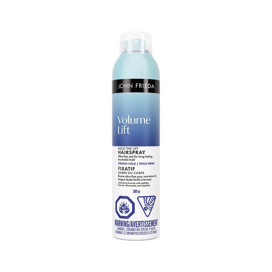 John Frieda Volume Lift Lightweight Hairspray, for Volumious Hair, Strong Hold, for Fuller Hair 283 g