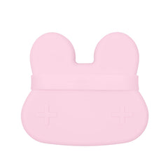 We Might Be Tiny Silicone Bunny snackie Powder Pink